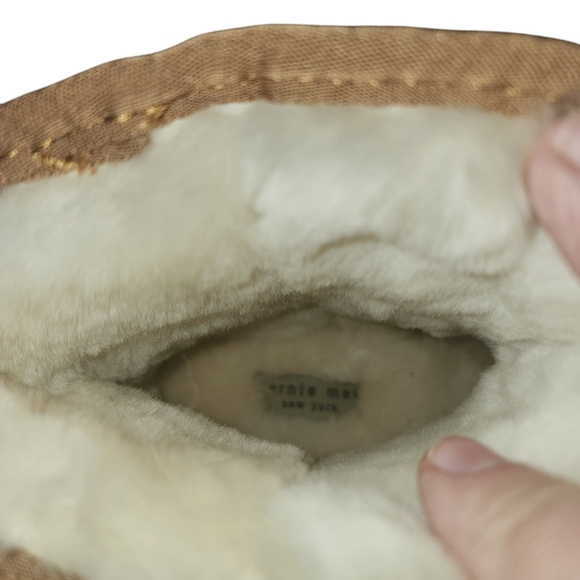 NWOT WARM Ankle Boots Aztec Bernie Mev sz 10  faux fur lined pull on Indian boho - Picture 6 of 8